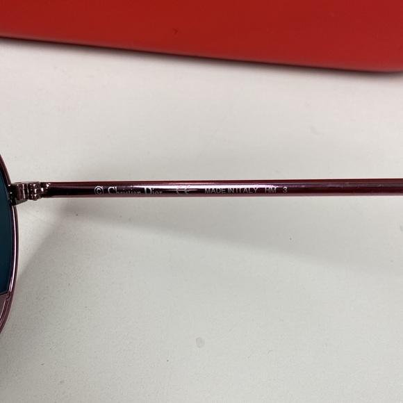 Dior Pink Blue Mirrored Logo Aviators NeverUsed - Picture 9 of 14